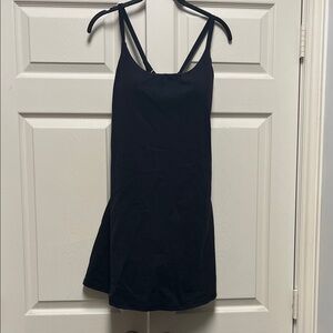 Halara Black Softlyzero™ Plush Backless Active Dress